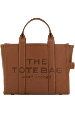 Marc Jacobs Brown Leather Medium The Tote Bag Handbag