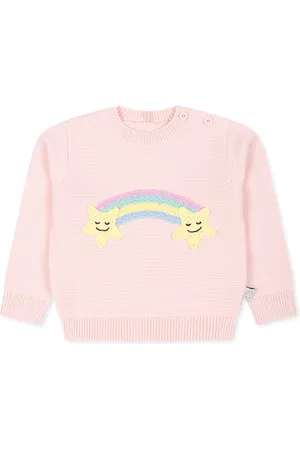 Stella McCartney Sweater For Baby Girl With Rainbow