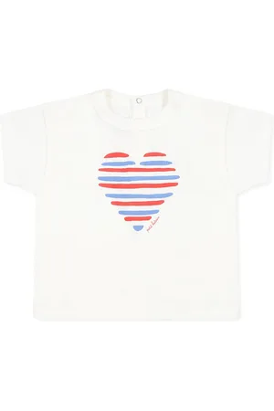 Petit Bateau T-shirt For Babykids With Heart