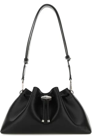 Jimmy Choo Black Leather Bon Bon Crossbody Bag