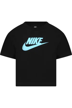 Nike T-shirt For Girl With Light Blue Logo