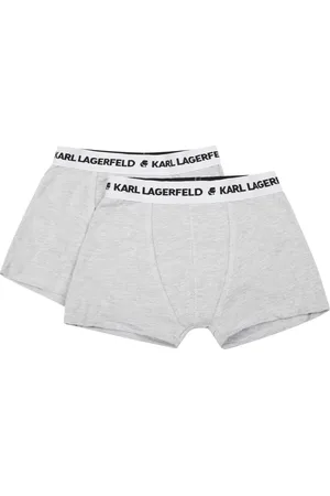 Karl Lagerfeld Gray Set For Boy With Black Logo