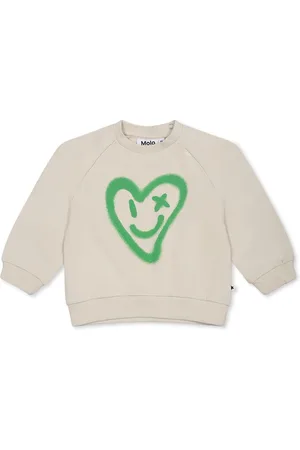 Molo Sweatshirt For Baby Girl With Heart