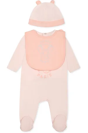 Kenzo Babygrow Set For Baby Girl With Elephant