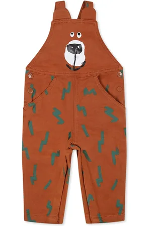 Stella McCartney Dungarees For Baby Boy With Bear