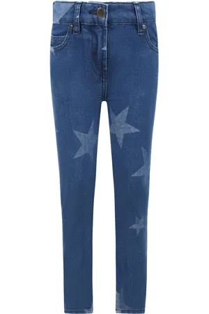 Stella McCartney Blue Jeans For Girl With Stars