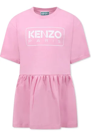 Kenzo Dress For Girl With Logo
