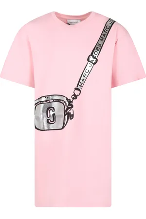 Marc Jacobs Dress For Girl With Bag Print And Logo