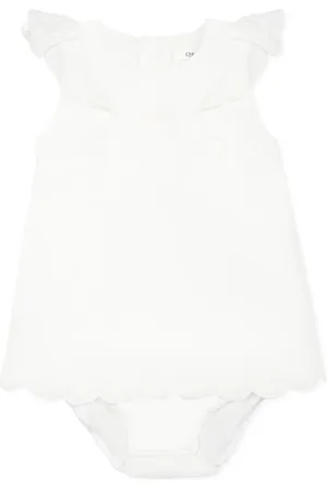 Chloé Romper For Baby Girl With Logo