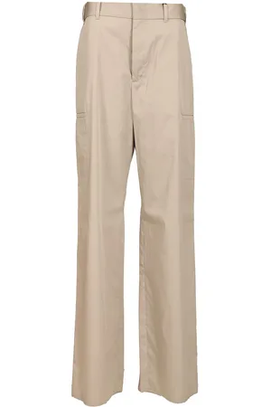 Fendi Look 43 Trousers Fluid Cotton Stone