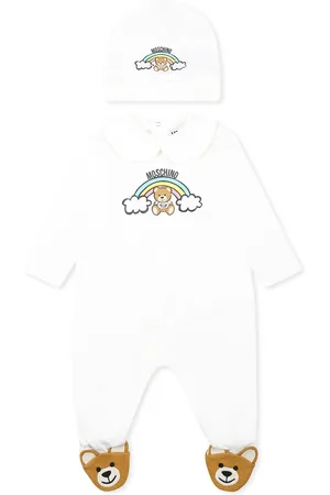 Moschino Babygrow Set For Babykids With Teddy Bear