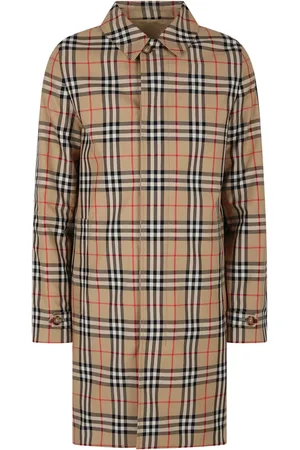 Burberry Reversible Raincoat For Kids With Iconic Vintage Check