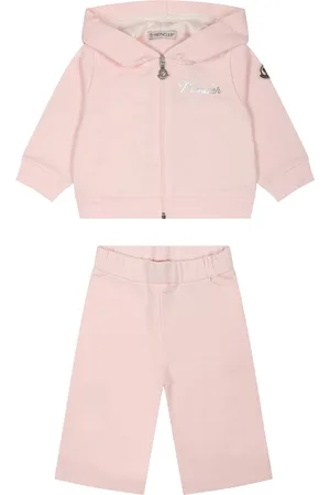 Moncler Suit For Baby Girl With Logo