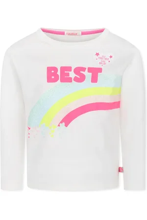Billieblush T-shirt Set For Girl With Raibow