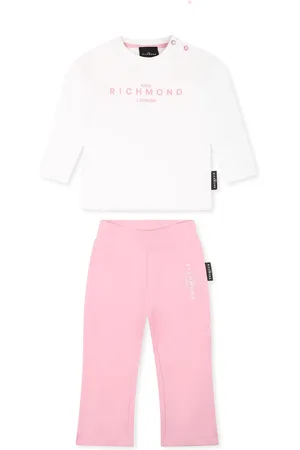 John Richmond Suit For Baby Girl With Logo