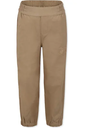 Burberry Trousers For Boy With Equestrian Knight Logo