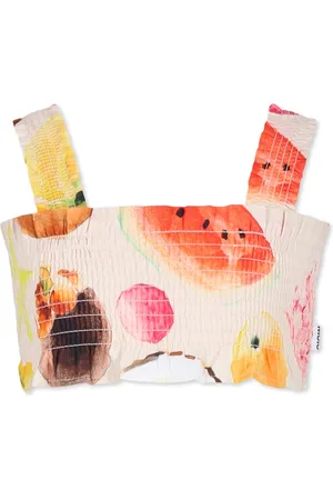 Molo Top For Girl With Fruit Print
