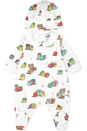 Moschino Babygrow Set For Babykids With Teddy Bear