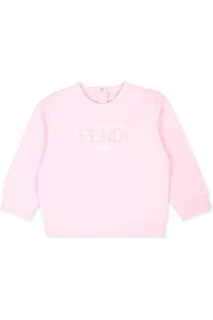 Fendi Sweatshirt For Baby Girl With Logo