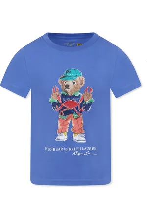 Ralph Lauren T-shirt For Boy With Polo Bear