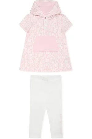 Marc Jacobs Suit For Baby Girl With Logo