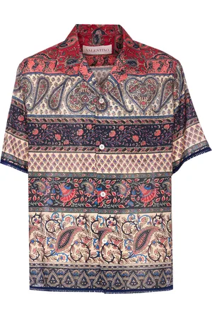 VALENTINO GARAVANI Voyage Imaginaire Print Bowling Shirt