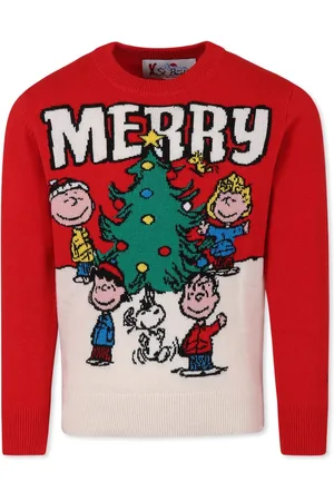 MC2 SAINT BARTH Sweater For Boy With Peanuts Print