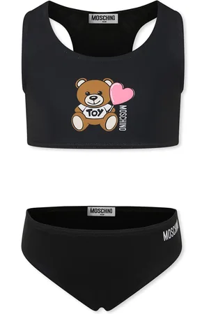 Moschino Bikini For Girl With Teddy Bear And Logo