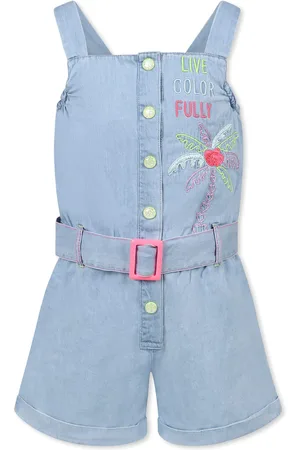Billieblush Jumpsuit For Girl With Palm Tree