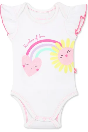 Billieblush Bodysuit For Baby Girl With Rainbow