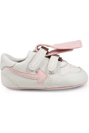 OFF-WHITE Ivory Sneakers For Baby Girl With Arrow