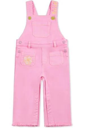 Billieblush Dungarees For Baby Girl With Logo
