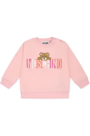 Moschino Sweatshirt For Baby Girl With Teddy Bear