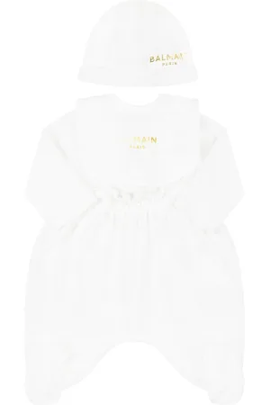 Balmain Set For Baby Girl With Golden Logo