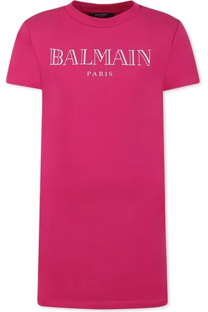 Balmain Dress For Girl With Logo