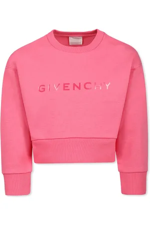 Givenchy Crop Sweatshirt For Girl With Logo
