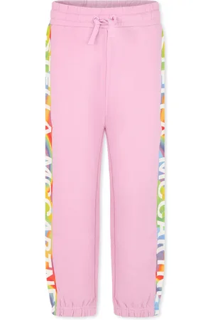 Stella McCartney Brushed Trousers For Girl With Logo