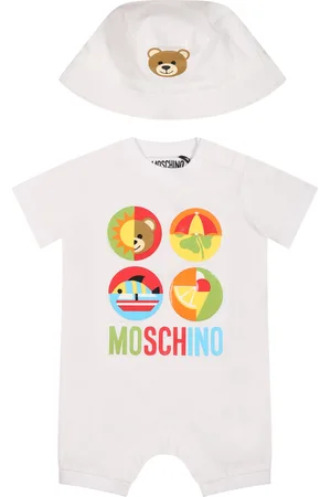 Moschino Set For Babies With Print And Teddy Bear