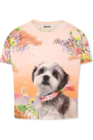 Molo T-shirt For Girl With Dog