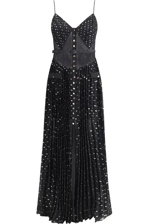 Self-Portrait Chemisier Long Dress