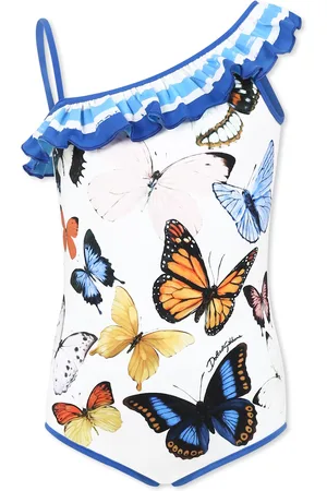 Dolce & Gabbana Swimsuit For Girl With Butterflies
