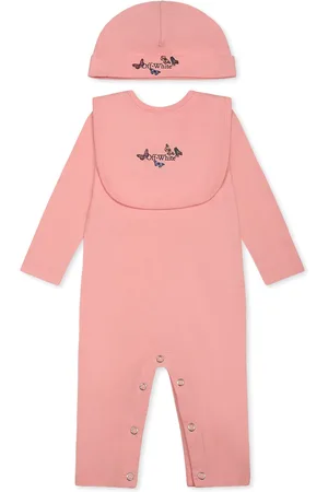 OFF-WHITE Babygrow Set For Baby Girl With Logo
