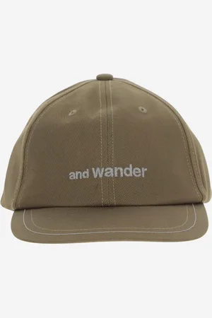 and wander Cotton Baseball Cap With Logo
