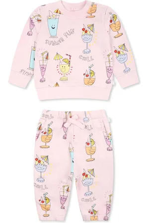 Stella McCartney Suit For Baby Girl With Cocktail Print