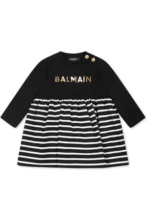 Balmain Dress For Baby Girl With Logo