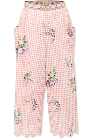 Camilla Trousers For Girl With Floral Print