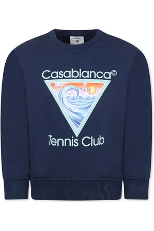 Casablanca Sweatshirt For Kids With Tennis Club Print