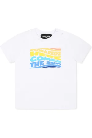 Dsquared2 T-shirt For Baby Boy With Multicolor Logo
