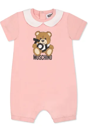 Moschino Romper For Baby Girl With Teddy Bear