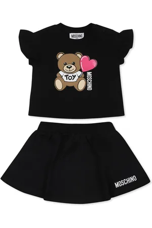 Moschino Suit For Baby Girl With Teddy Bear